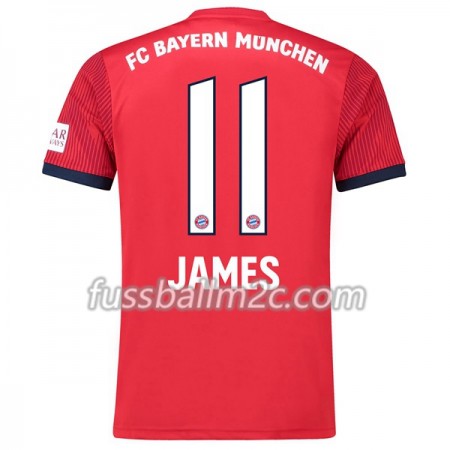 Fußballtrikots FC Bayern München James 11 Heim Trikotsatz 2018-2019